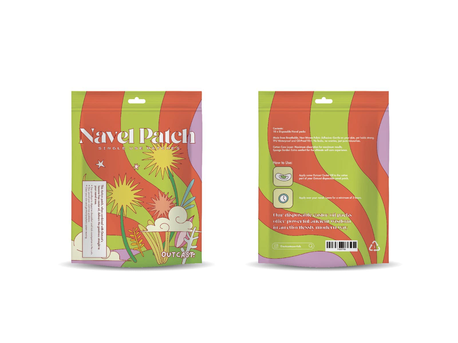 50Pcs Navel Patch Disposable Belly Button Sticker For Newborns