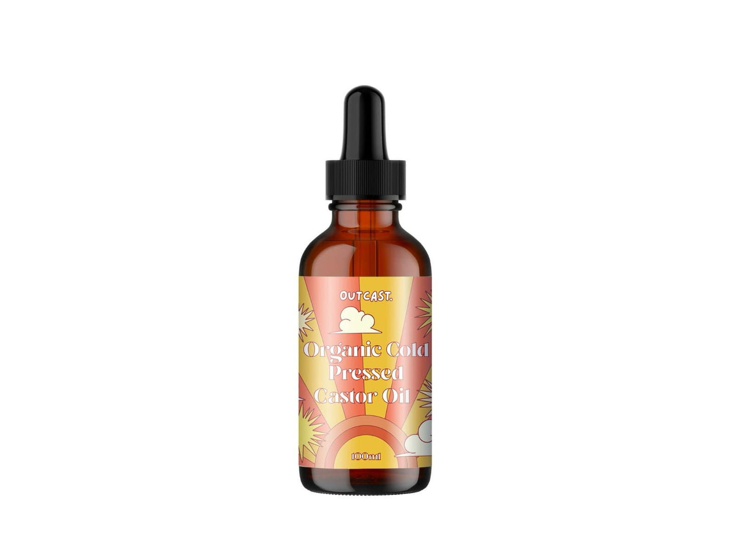 Organic Cold-Pressed Hexane-Free Castor Oil (with pump)